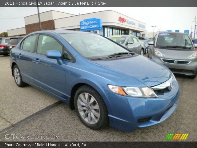 2011 Honda Civic EX Sedan in Atomic Blue Metallic