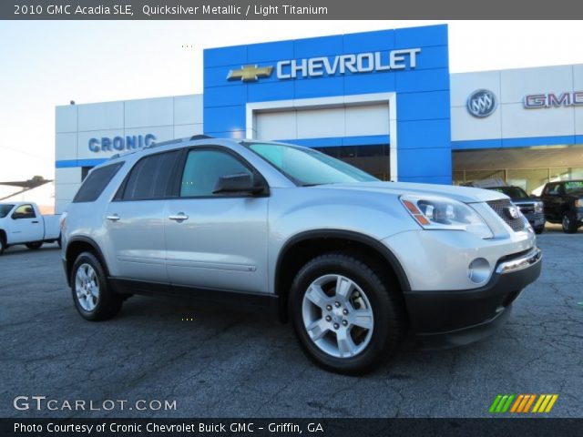 2010 GMC Acadia SLE in Quicksilver Metallic