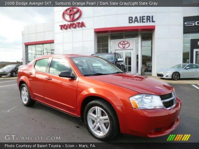 2008 Dodge Avenger SXT in Sunburst Orange Pearl