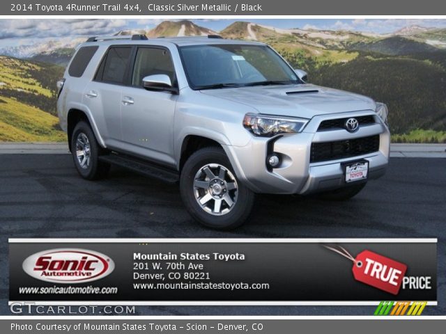 2014 Toyota 4Runner Trail 4x4 in Classic Silver Metallic