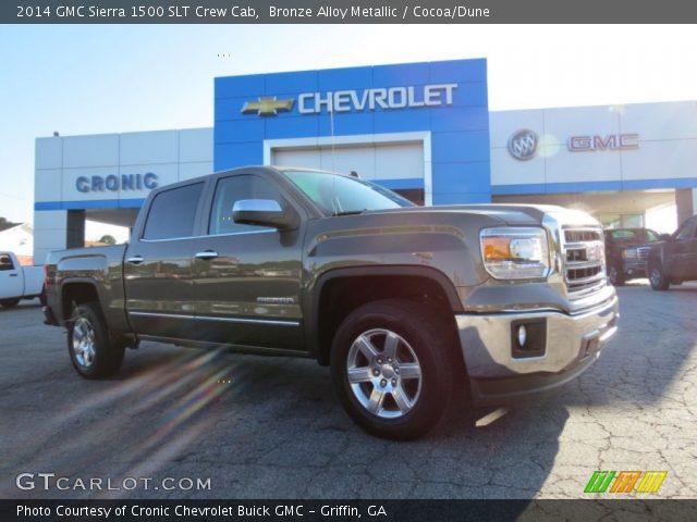 2014 GMC Sierra 1500 SLT Crew Cab in Bronze Alloy Metallic