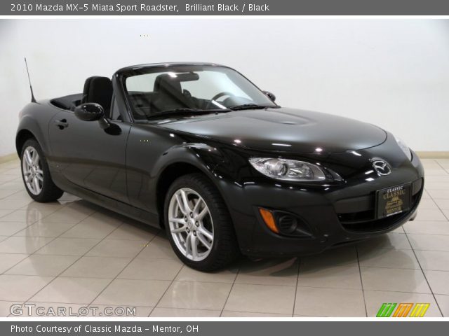 2010 Mazda MX-5 Miata Sport Roadster in Brilliant Black
