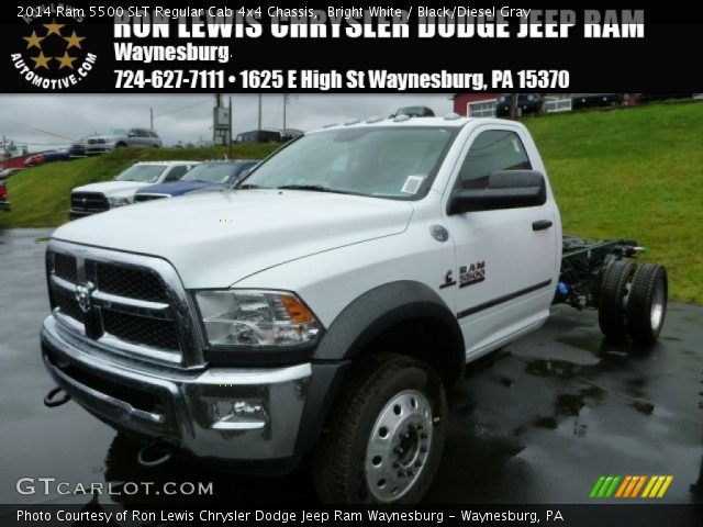 2014 Ram 5500 SLT Regular Cab 4x4 Chassis in Bright White