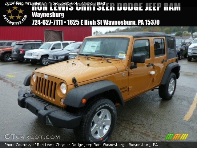 2014 Jeep Wrangler Unlimited Sport 4x4 in Amp'd
