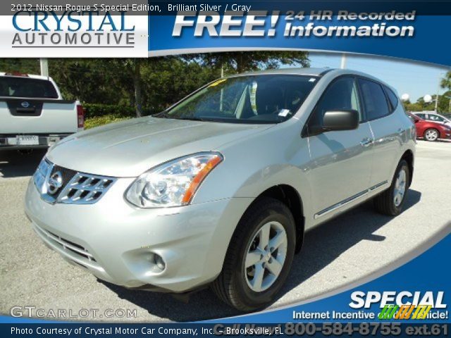 2012 Nissan Rogue S Special Edition in Brilliant Silver