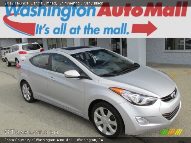 2012 Hyundai Elantra Limited in Shimmering Silver