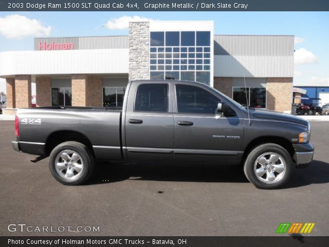2003 Dodge Ram 1500 SLT Quad Cab 4x4 in Graphite Metallic