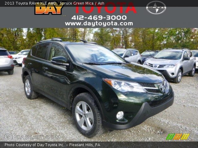 2013 Toyota RAV4 XLE AWD in Spruce Green Mica