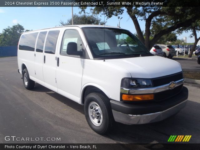 2014 Chevrolet Express 3500 Passenger Extended LT in Summit White