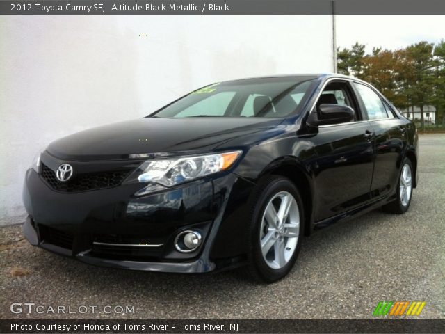 2012 Toyota Camry SE in Attitude Black Metallic