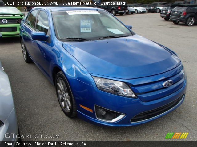 2011 Ford Fusion SEL V6 AWD in Blue Flame Metallic