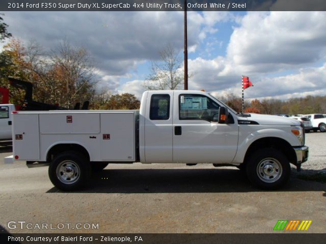 2014 Ford F350 Super Duty XL SuperCab 4x4 Utility Truck in Oxford White