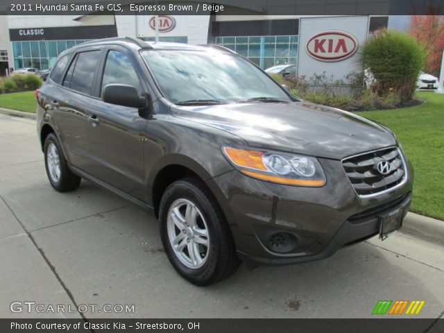 2011 Hyundai Santa Fe GLS in Espresso Brown