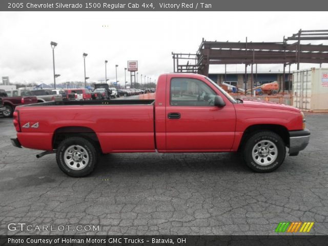 2005 Chevrolet Silverado 1500 Regular Cab 4x4 in Victory Red