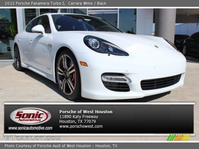 2013 Porsche Panamera Turbo S in Carrara White