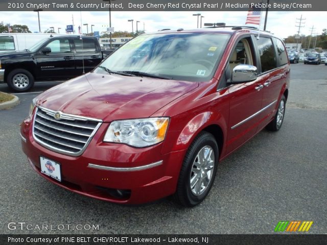 2010 Chrysler Town & Country Limited in Deep Cherry Red Crystal Pearl