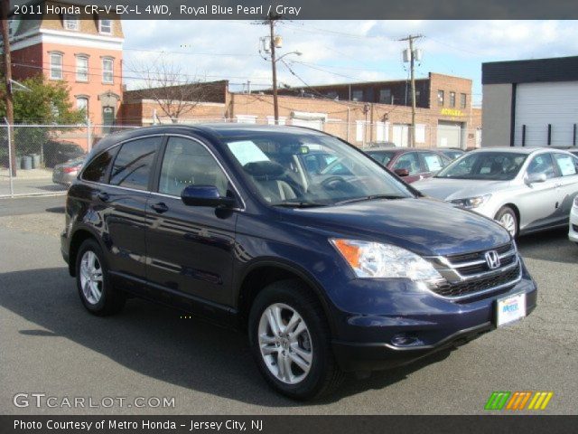 2011 Honda CR-V EX-L 4WD in Royal Blue Pearl