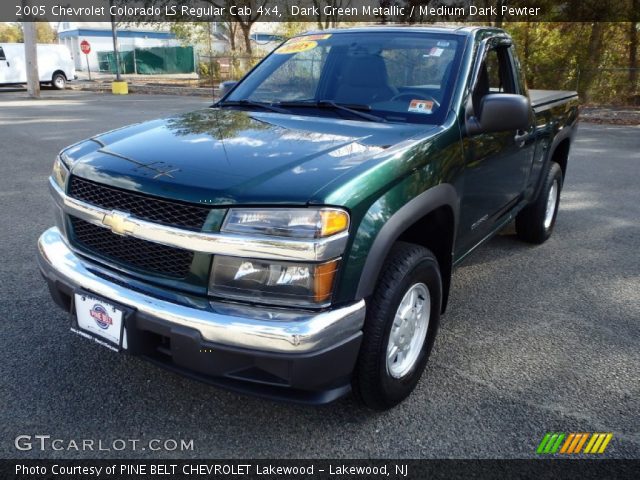 2005 Chevrolet Colorado LS Regular Cab 4x4 in Dark Green Metallic