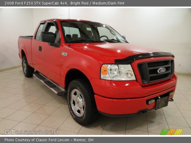 2008 Ford F150 STX SuperCab 4x4 in Bright Red