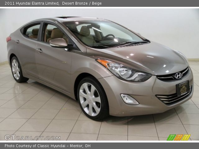 2011 Hyundai Elantra Limited in Desert Bronze