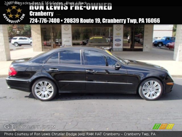 2007 Mercedes-Benz E 350 Sedan in Black