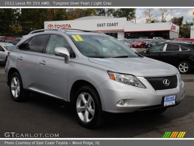 2011 Lexus RX 350 AWD in Tungsten Silver Pearl