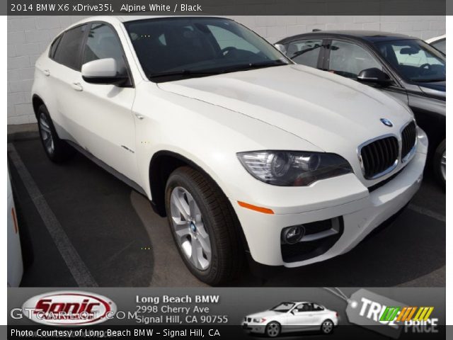 2014 BMW X6 xDrive35i in Alpine White