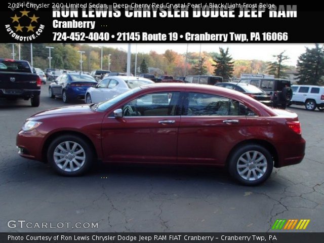 2014 Chrysler 200 Limited Sedan in Deep Cherry Red Crystal Pearl