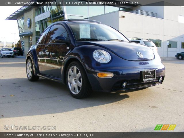 2002 Volkswagen New Beetle GLX 1.8T Coupe in Marlin Blue Pearl