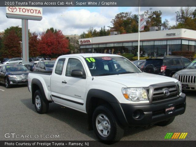2010 Toyota Tacoma Access Cab 4x4 in Super White