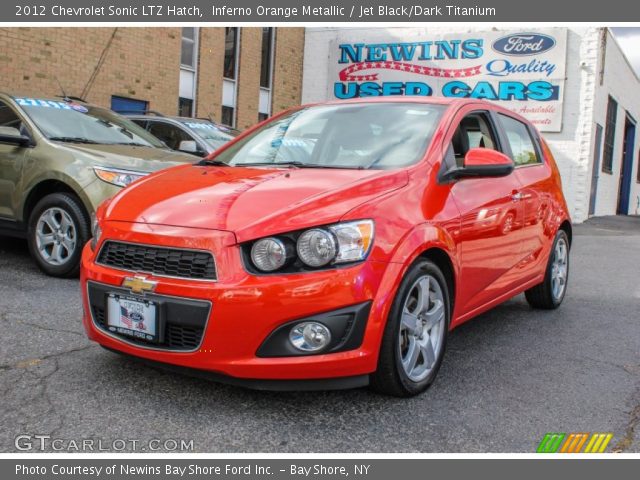 2012 Chevrolet Sonic LTZ Hatch in Inferno Orange Metallic