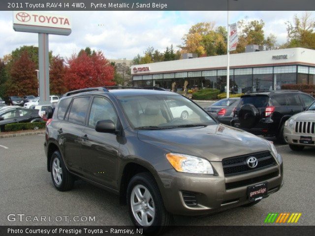 2011 Toyota RAV4 I4 4WD in Pyrite Metallic