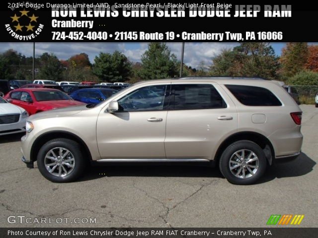 2014 Dodge Durango Limited AWD in Sandstone Pearl