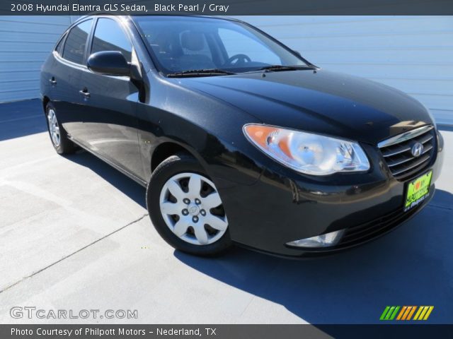 2008 Hyundai Elantra GLS Sedan in Black Pearl
