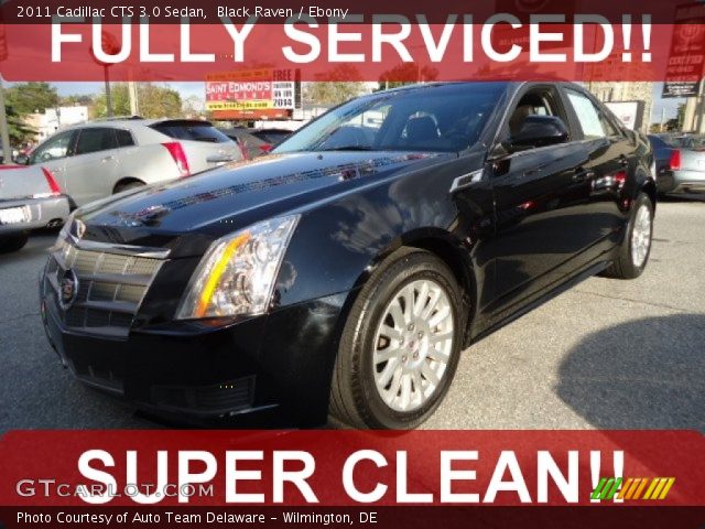 2011 Cadillac CTS 3.0 Sedan in Black Raven