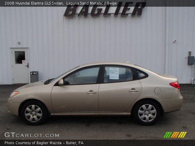 2008 Hyundai Elantra GLS Sedan in Laguna Sand Metallic