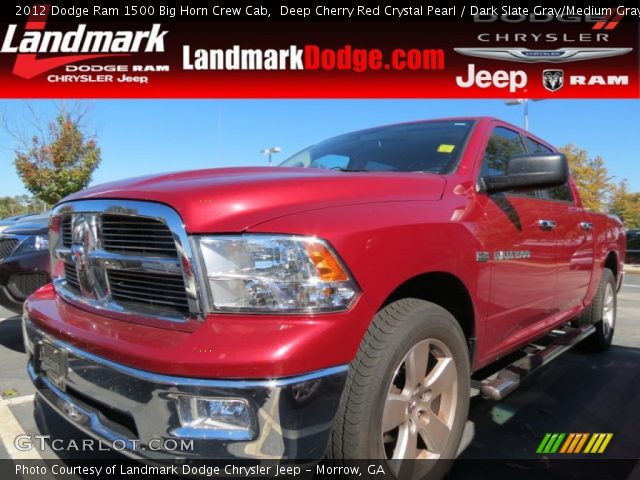 2012 Dodge Ram 1500 Big Horn Crew Cab in Deep Cherry Red Crystal Pearl