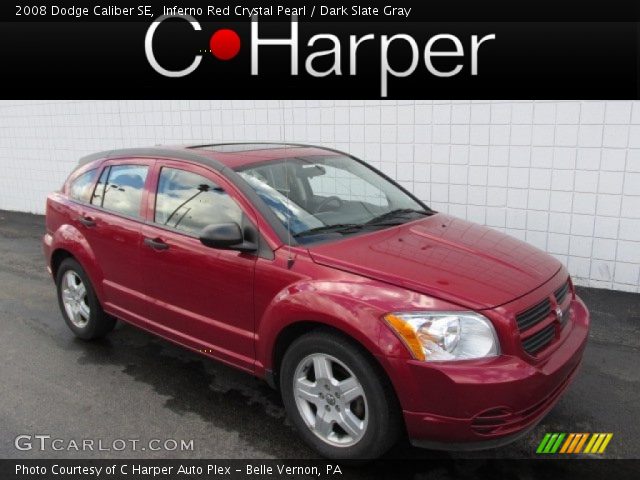 2008 Dodge Caliber SE in Inferno Red Crystal Pearl