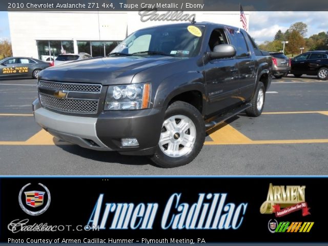 2010 Chevrolet Avalanche Z71 4x4 in Taupe Gray Metallic