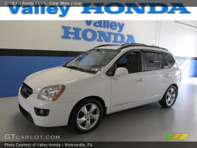 2008 Kia Rondo EX V6 in Clear White