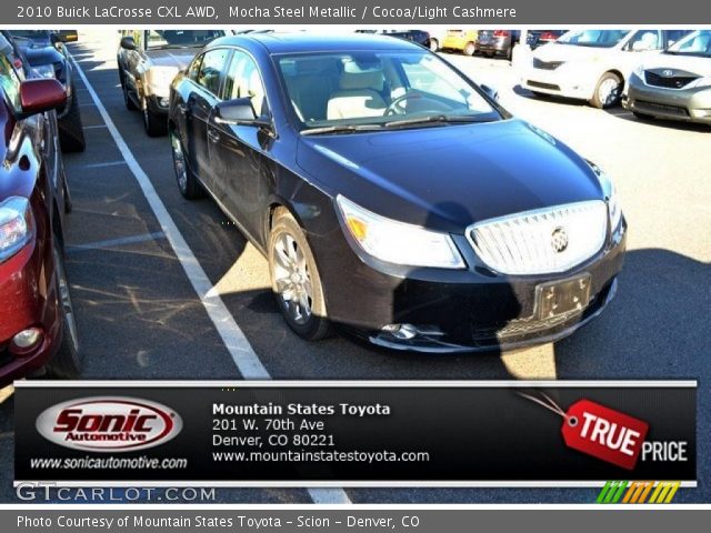 2010 Buick LaCrosse CXL AWD in Mocha Steel Metallic