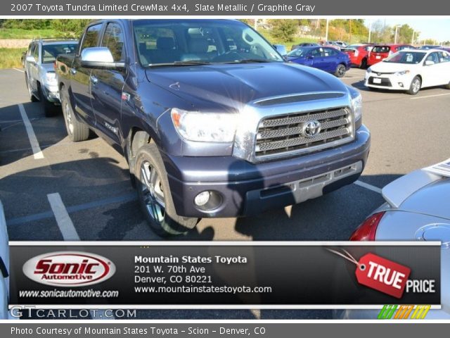 2007 Toyota Tundra Limited CrewMax 4x4 in Slate Metallic