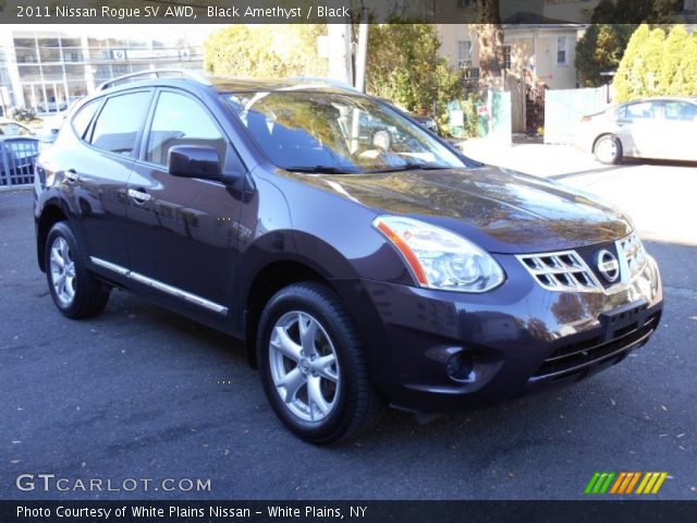 2011 Nissan Rogue SV AWD in Black Amethyst