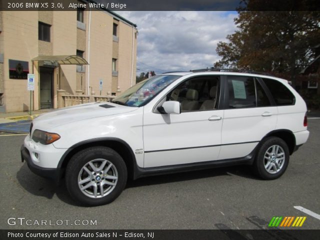 2006 BMW X5 3.0i in Alpine White