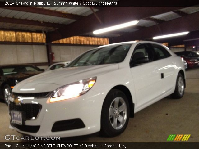 2014 Chevrolet Malibu LS in Summit White