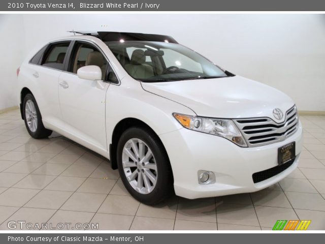 2010 Toyota Venza I4 in Blizzard White Pearl
