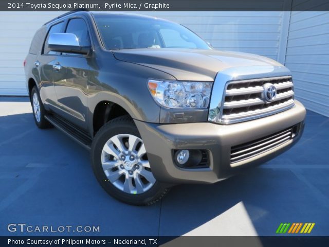 2014 Toyota Sequoia Platinum in Pyrite Mica