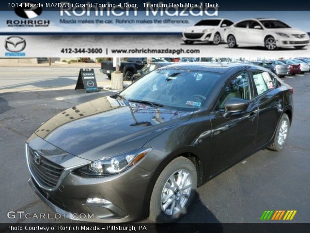 2014 Mazda MAZDA3 i Grand Touring 4 Door in Titanium Flash Mica