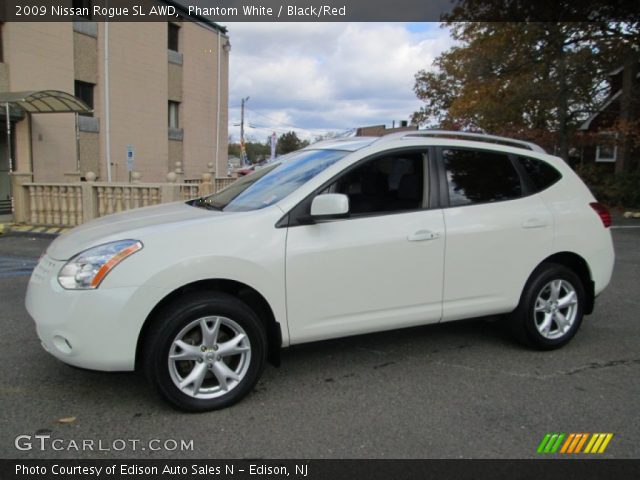 2009 Nissan Rogue SL AWD in Phantom White