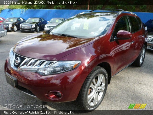 2009 Nissan Murano LE AWD in Merlot Metallic